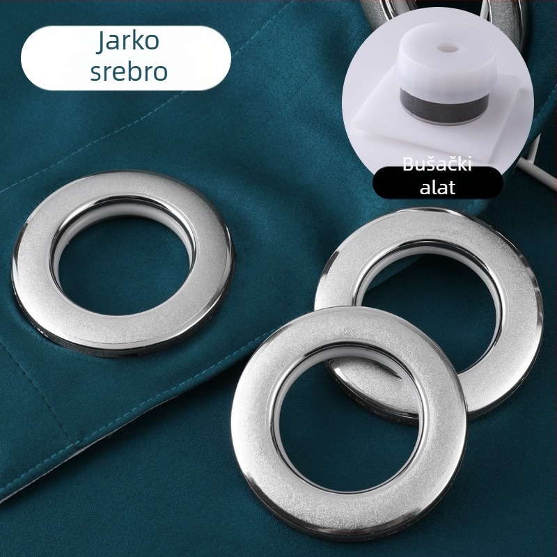 Tip: dodaci za zavjese prstenove; Materijal: svila; Stil: univerzalan
