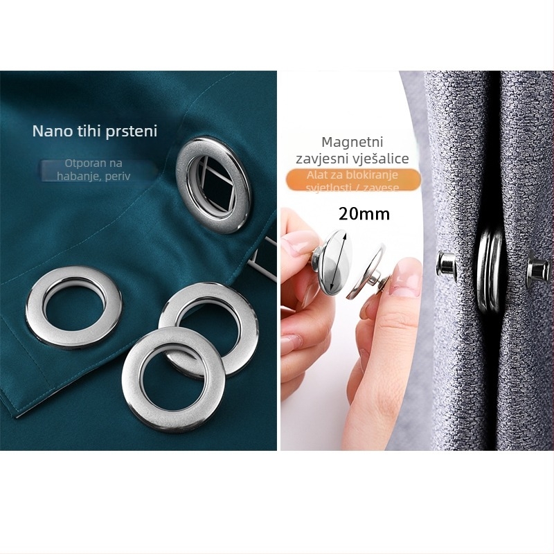 Tip: dodaci za zavjese prstenove; Materijal: svila; Stil: univerzalan