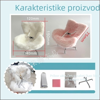 Auto dekorativna figurica za otvor ventilacije – plastika, jednostavan stil, bez marke