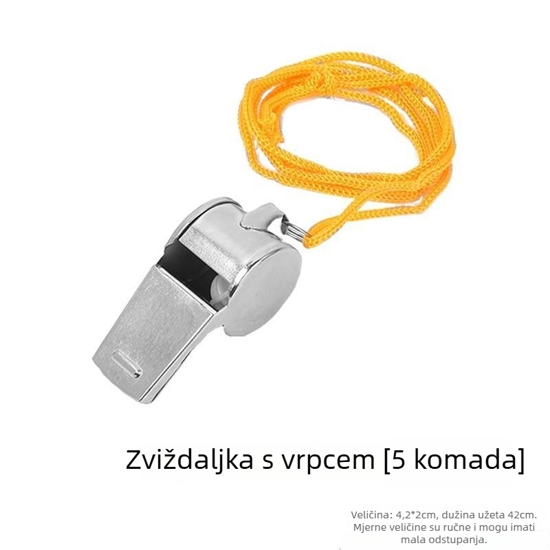 Piskaljka od nehrđajućeg čelika za vanjsku upotrebu — preživljavanje, sudac, učitelj tjelesnog odgoja, vojna obuka