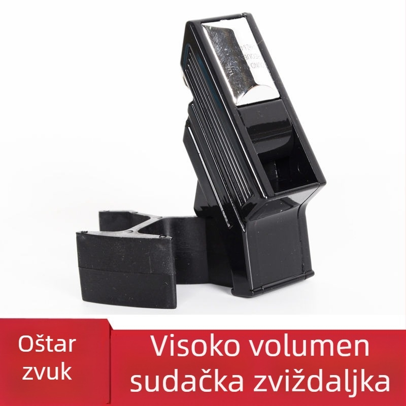 Piskalica s klipsom za prst, PVC, visok volumen zvuka, namijenjena sucima nogometa, košarke i odbojke