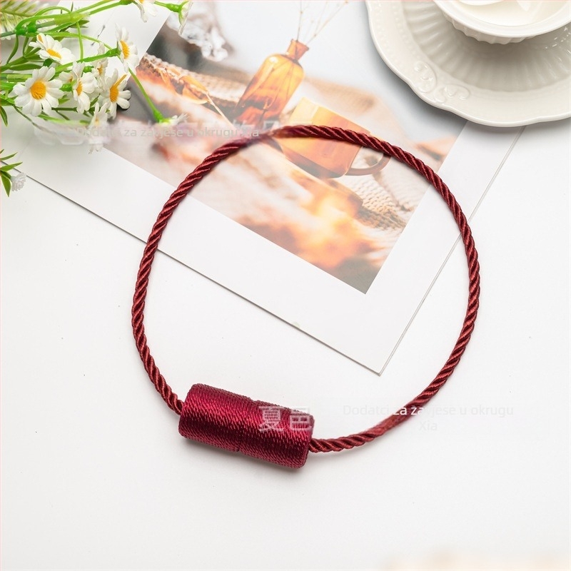 Cilindrični magnetski gumb za zavjese – bez bušenja, magnetska kopča za užadicu, moderan minimalistički stil, prilagodljiv