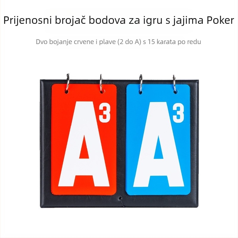 Guandan ploča s rezultatima – PVC, prilagodljiv logotip, licencirana privatna oznaka, namijenjeno Guandan igri