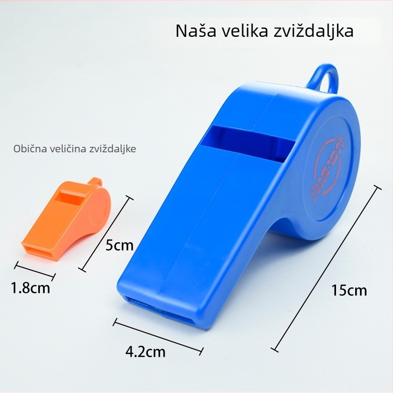 Junye Prevelika plastična zviždaljka – ispis logotipa, prilagodba, privatna marka dostupna