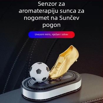 Auto aromaterapijski ukras i držač parfema, metal, 5–10 ml, miris frezije s oceanskim nijansama, montaža na sjedalu