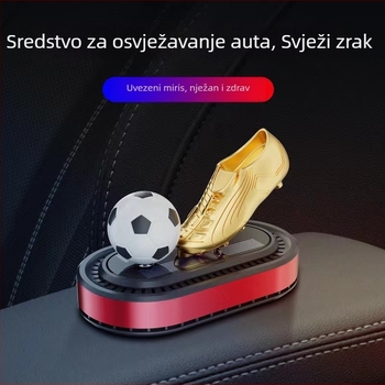 Auto aromaterapijski ukras i držač parfema, metal, 5–10 ml, miris frezije s oceanskim nijansama, montaža na sjedalu