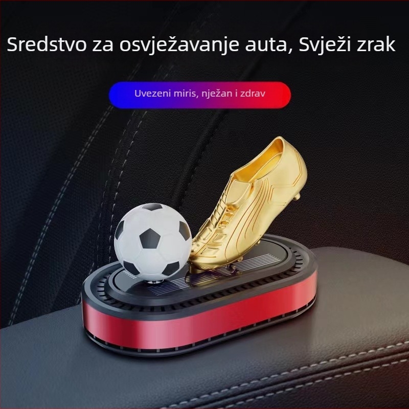 Auto aromaterapijski ukras i držač parfema, metal, 5–10 ml, miris frezije s oceanskim nijansama, montaža na sjedalu