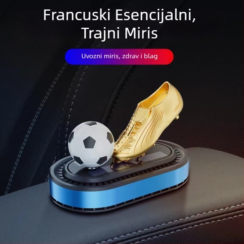 Auto aromaterapijski ukras i držač parfema, metal, 5–10 ml, miris frezije s oceanskim nijansama, montaža na sjedalu