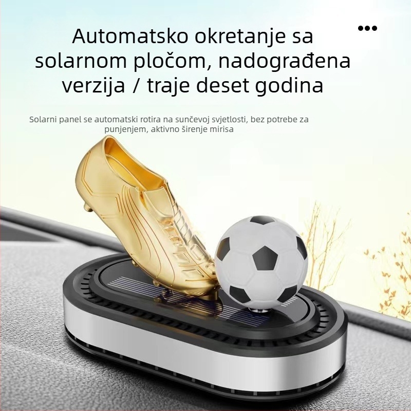 Auto aromaterapijski ukras i držač parfema, metal, 5–10 ml, miris frezije s oceanskim nijansama, montaža na sjedalu