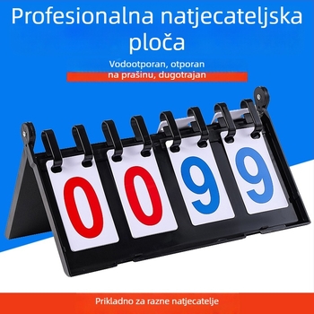 ABS ploča za rezultat, 22 komada, za ploču rezultata i zamjene/taktička ploča, za razne sportove