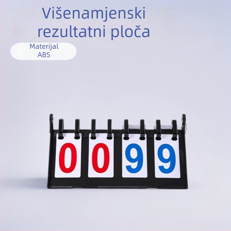 ABS ploča za rezultat, 22 komada, za ploču rezultata i zamjene/taktička ploča, za razne sportove