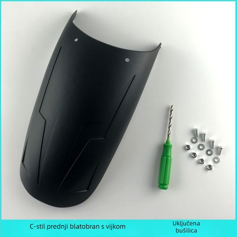 Prednji blatnik za električni motocikl, kompatibilan s ručnim mjenjačem, opći materijal