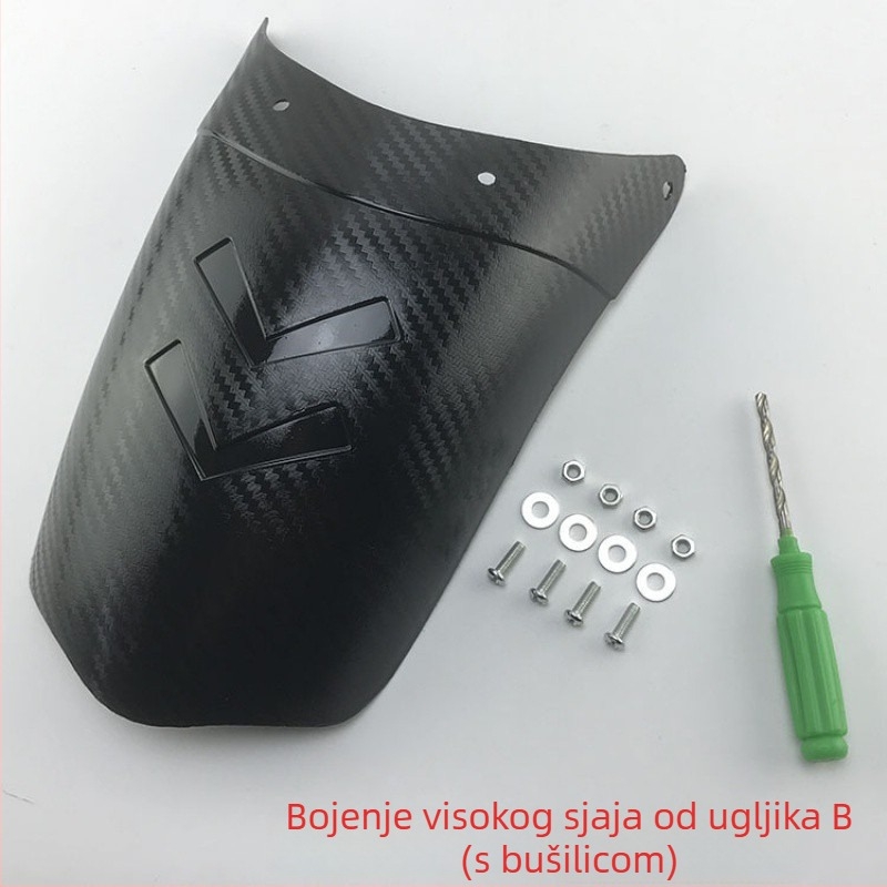Prednji blatnik za električni motocikl, kompatibilan s ručnim mjenjačem, opći materijal