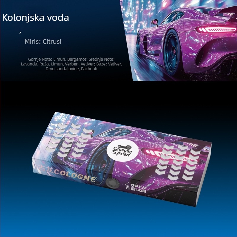 Automobilski osvježivač zraka, dvostruka upotreba za dom i automobil, miris oceana, 180 g, eliminacija mirisa, trajanje isparavanja 61–90 dana