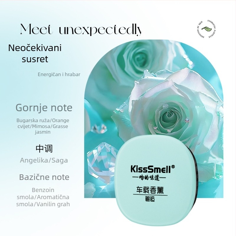 Klip za automobilsku aromu – Gardenia miris, 5–10 ml, plast, 16–30 dana
