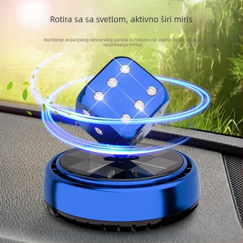 Auto parfem s metalnim držačem i cvjetnim mirisom (10–20 ml; vrijeme isparavanja 61–90 dana; rok trajanja 3 godine)