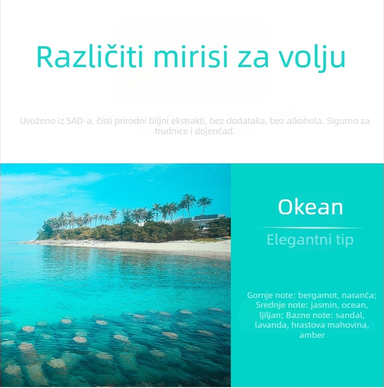 Automobilski difuzor mirisa za vješanje – cinkova zlitina, 10–20 ml, cvjetno-drevni miris, dekorativna i aromatizirajuća funkcija, mirisi: Ocean, Floral, Coco Princess, Water of Life