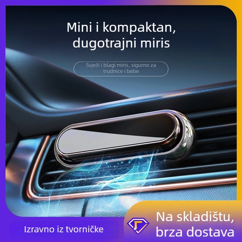 Automobilski difuzor mirisa za vješanje – cinkova zlitina, 10–20 ml, cvjetno-drevni miris, dekorativna i aromatizirajuća funkcija, mirisi: Ocean, Floral, Coco Princess, Water of Life