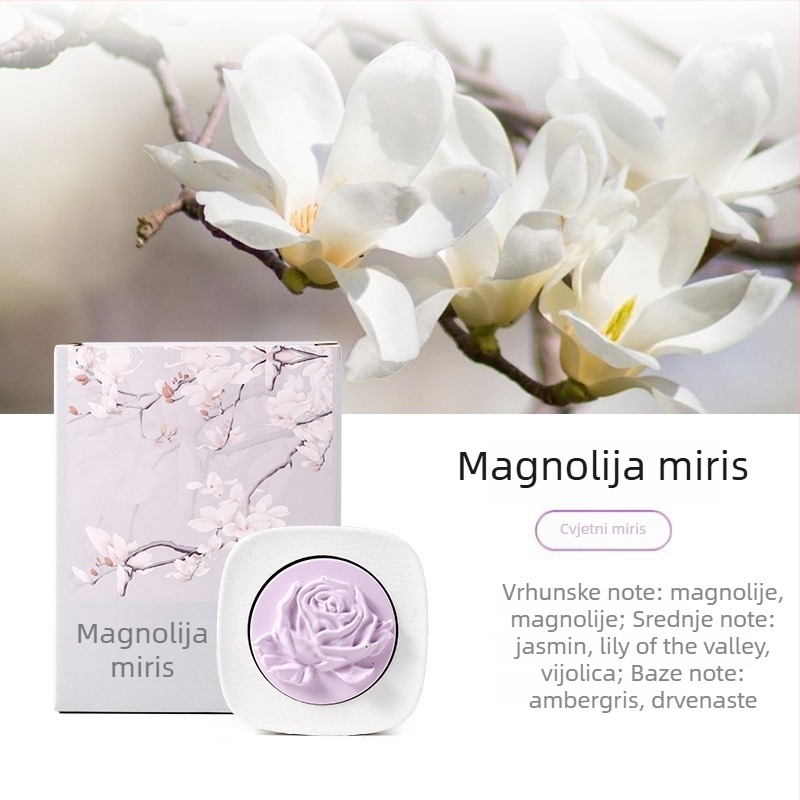 Automobilski difuzor kamen od gipsa, cvjetni miris, 10–20 ml, isparavanje 31–60 dana