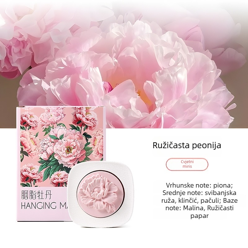 Automobilski difuzor kamen od gipsa, cvjetni miris, 10–20 ml, isparavanje 31–60 dana