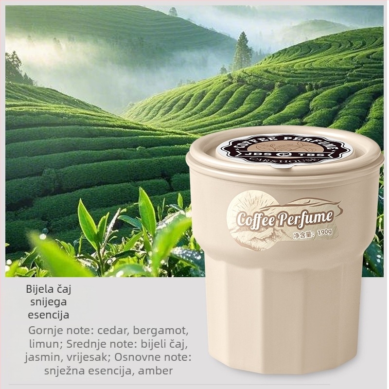 Automobilski balzam za aromu s Gardenia mirisom, zapreminom 50–100 ml, vrijeme isparavanja 31–60 dana, pričvršćivanje na sjedalo, plastični