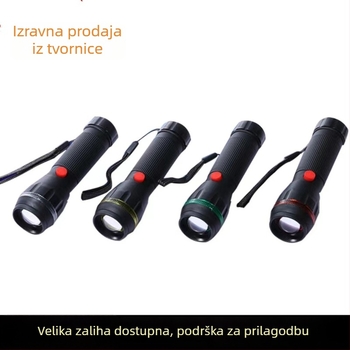 Vanjska LED baterijska svjetiljka, 3W, 3000mAh baterija, plastično kućište, 360° rotacija, domet 100–200 m