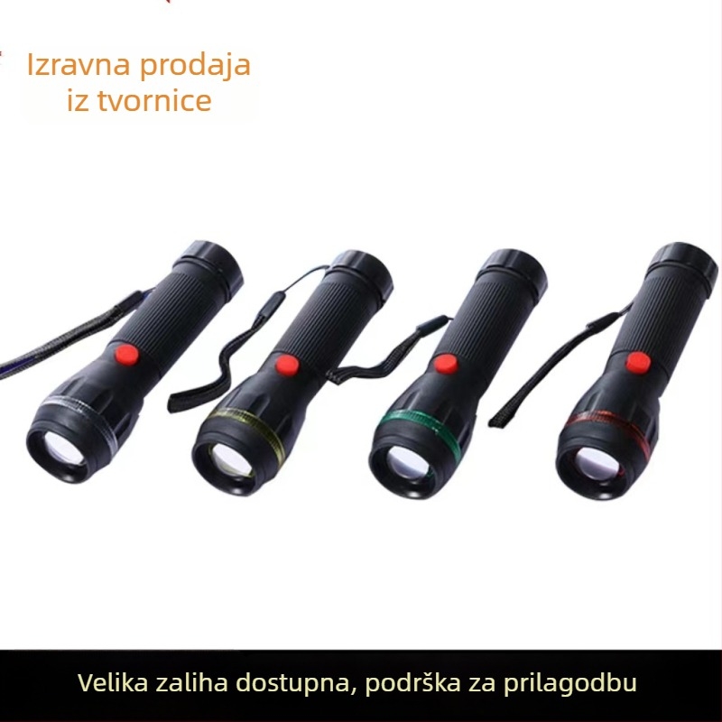 Vanjska LED baterijska svjetiljka, 3W, 3000mAh baterija, plastično kućište, 360° rotacija, domet 100–200 m