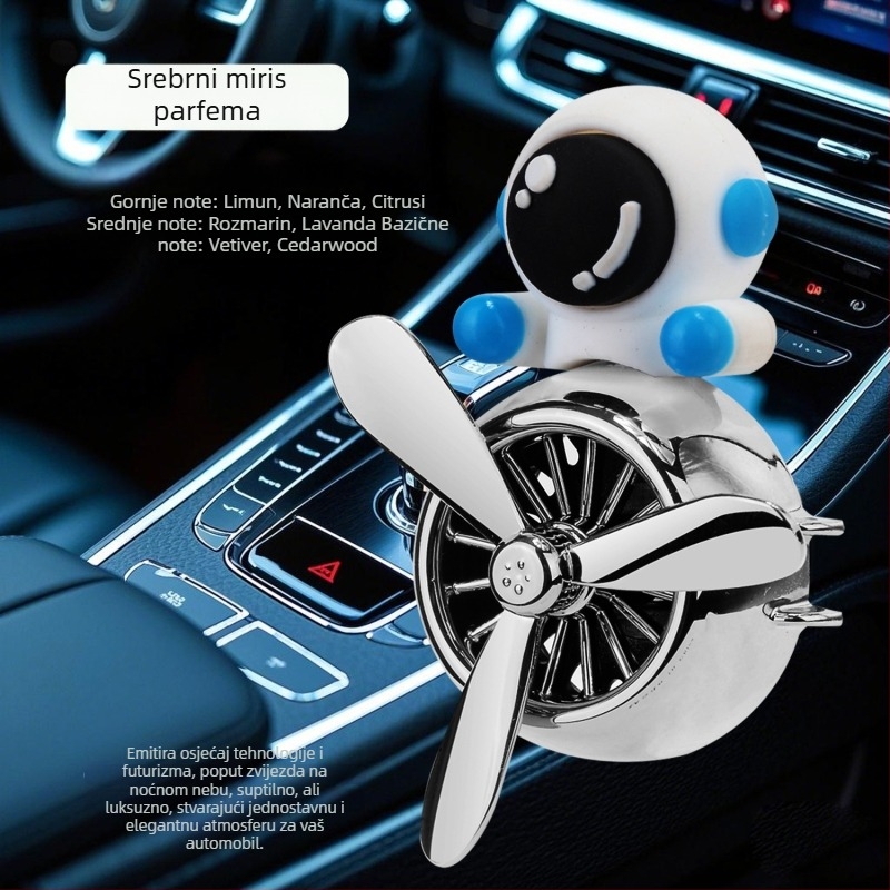 Auto klip za parfemski osvježivač zraka za ventilacijsku rupu – gardenija miris – dugotrajan miris – volumen ispod 5 ml – isparavanje više od 90 dana