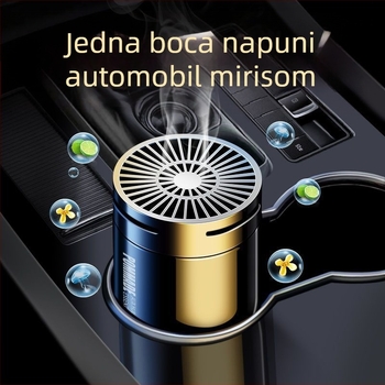 Automobilski parfemski dekorativni element, cilindrični PVC blok, Jasmine miris, začinski drveni noti, zapremina 50–100 ml, trajanje isparavanja 61–90 dana