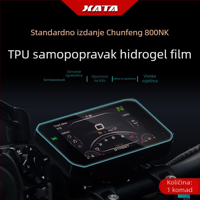 Zaštitno folija zaslona instrument ploče motora CFMOTO 800NK/800MT – otporno na ogrebotine, HD, Xiutai