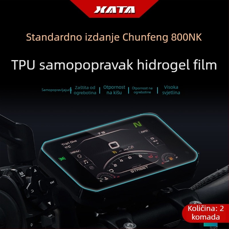 Zaštitno folija zaslona instrument ploče motora CFMOTO 800NK/800MT – otporno na ogrebotine, HD, Xiutai