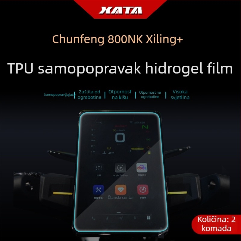 Zaštitno folija zaslona instrument ploče motora CFMOTO 800NK/800MT – otporno na ogrebotine, HD, Xiutai
