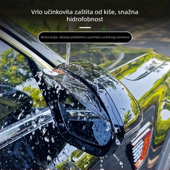 Zaštita kiše za stražnji retrovizor automobila — PVC meka guma; model Y-05 Rain Visor; prilagodljivo obrađivanje; cartoon stil