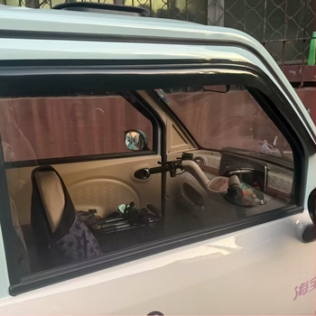 Gumeni kišni vizir za električna vozila, montaža ljepilom, paket od 2 komada, kompatibilan s više modela