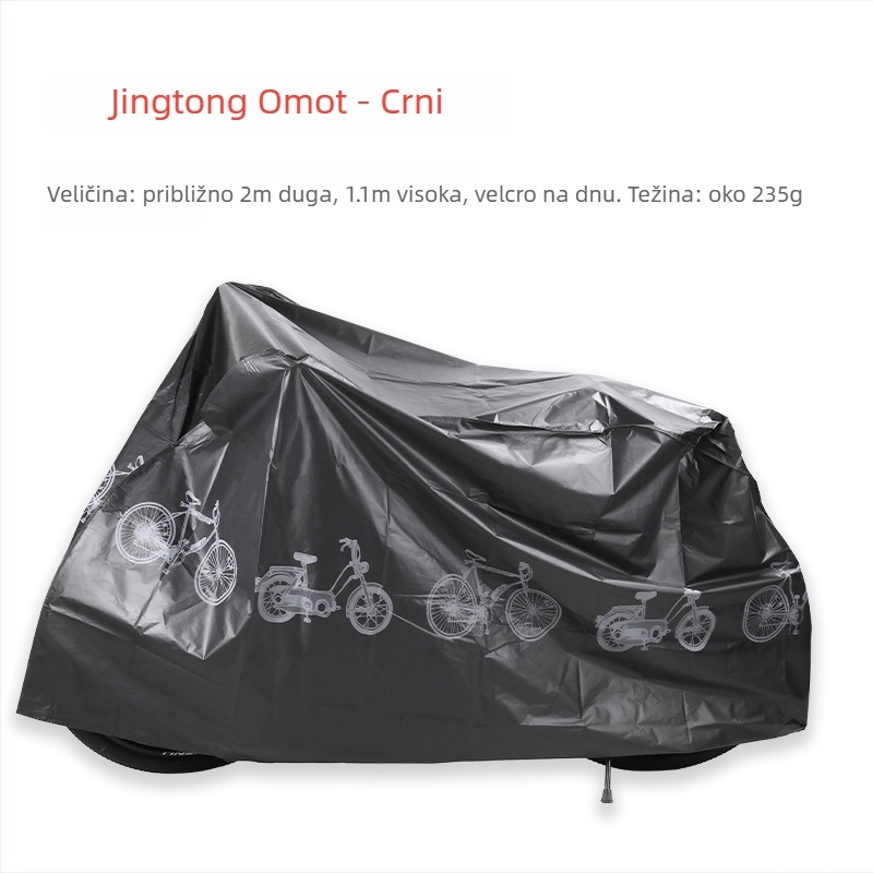 Navlaka za bicikl i motocikl, poliester, unisex, spremna za privatnu marku