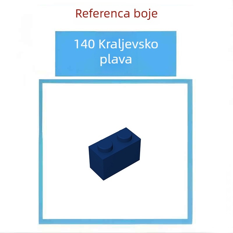 Dijelovi za građevne blokove – ABS plastika, male čestice, 1x6 Fender Wheel Eyebrow, 0,05 kg