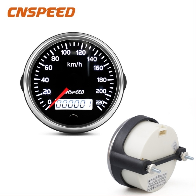 LED digitalni mjerni instrument za automobil, 12-24V, GPS senzor, odometar/brzinomjer/tachometar, ABS + metal, model HF-85-SP-01