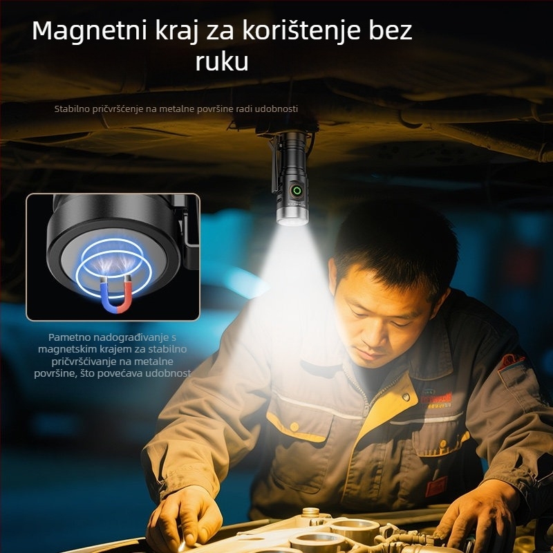 Ručna baterijska svjetiljka SKY FIRE SF-2134, aluminijska legura, kapacitet baterije 900, bijeli laser, 350+ lm, vodootporna