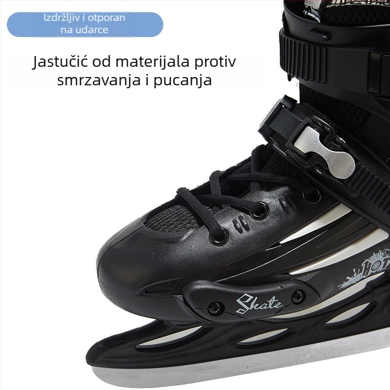Cipele za klizanje na ledu – marka DLS/weft ball; gornji materijal: PP plast; oštrica: čelik; porijeklo: Guangdong