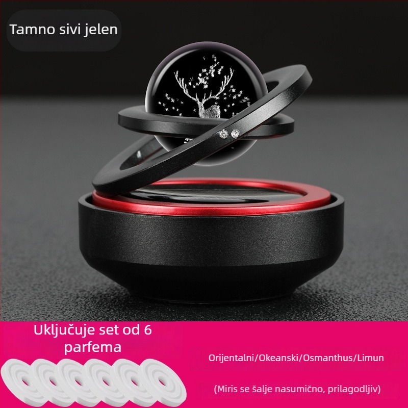 Automobilski čvrsti difuzor parfema – držač od aluminijske legure, za sjedalo, 125 g, rok trajanja 1 godina, Natural Tree, privatna oznaka dostupna