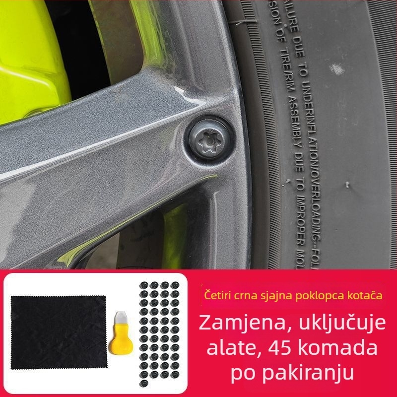 Naljepnice za središnji poklopac kotača za Jietu Traveler Shanhai T2 – aluminijska legura, karikatura uzorak, magnetsko pričvršćivanje