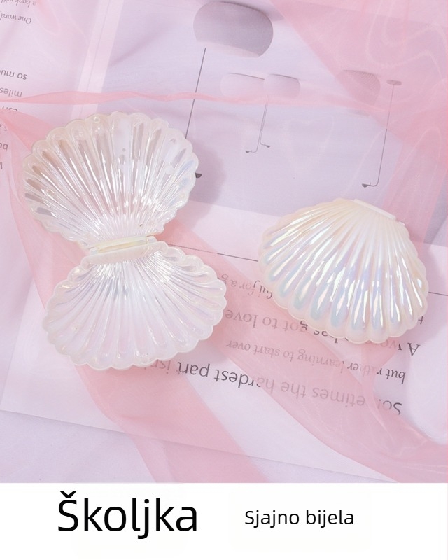 Ukras na stol u obliku školjke s pohranom bisera i kutijom za slatkiše, Lu Xin, plastični materijal, za fotografiranje proizvoda
