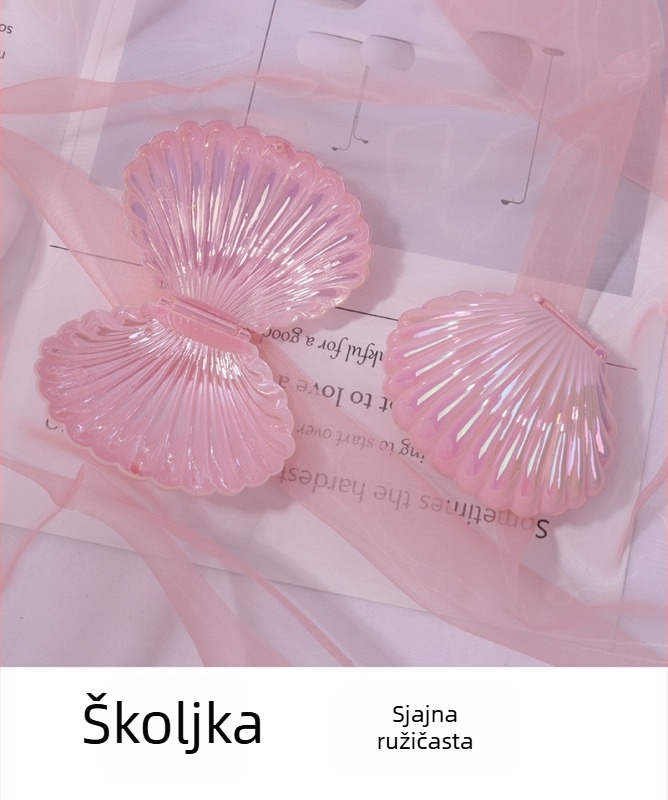 Ukras na stol u obliku školjke s pohranom bisera i kutijom za slatkiše, Lu Xin, plastični materijal, za fotografiranje proizvoda