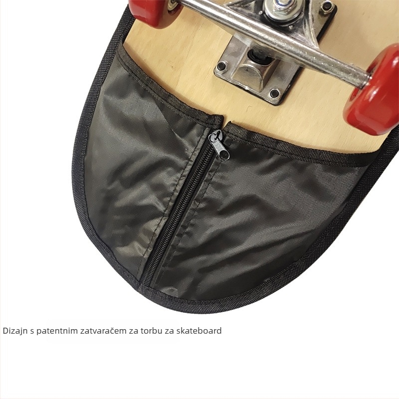 Torba za skejt s naramenom preko ramena, dvostruka upotreba, dvostrano skladište, lagana Oxford tkanina