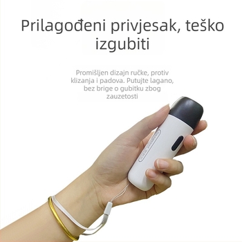 USB punjiva LED mini svjetiljka, prijenosno višenamjensko osvjetljenje (10W LED, ugrađena 18650 baterija, domet 200–500 m)