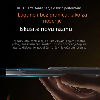 Taktička EDC pametna lanterna — ultra-tanka, ručno pokretana, 1000mAh punjiva, 20W LED s bočnim svjetlom, 100–240 lm, domet 100–200 m