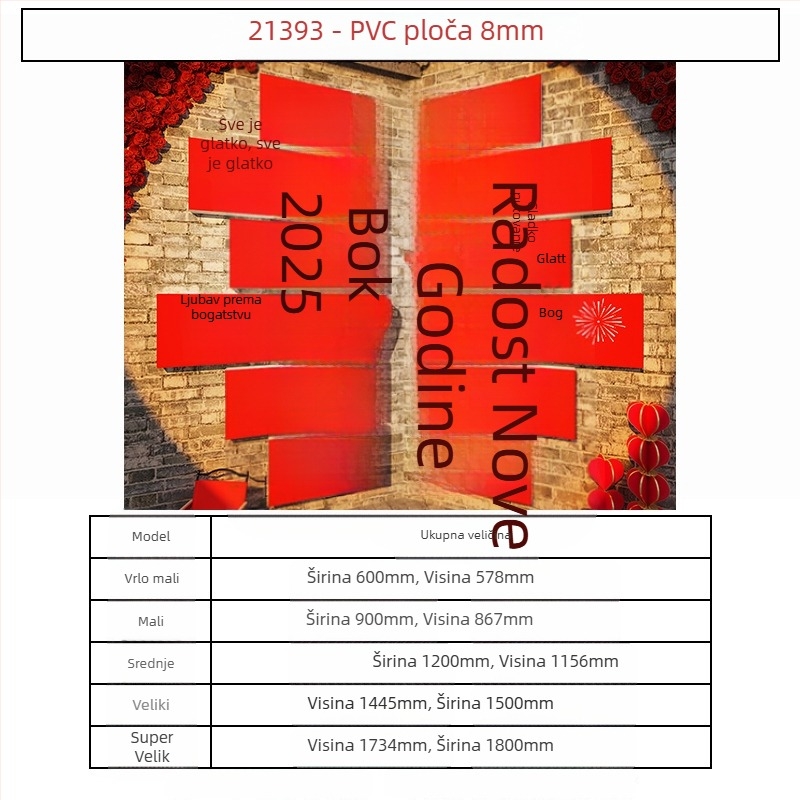 Naljepnica za zid - Geometrijski uzorak, PVC, vodootporan, 3D moderni minimalistički dekor; 1 komad; pogodno za dnevni boravak, hodnik, restoran, ulaz (Materijal: PVC; Funkcija: Vodootpornost; Uzorak: Geometrijski; Broj komada: 1)
