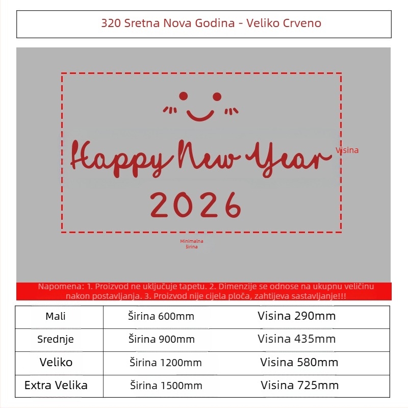 Akrilni zidni naljepnica, vodootporna, za dnevni boravak, moderan minimalistički stil