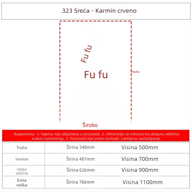 Akrilni zidni naljepnica, vodootporna, za dnevni boravak, moderan minimalistički stil