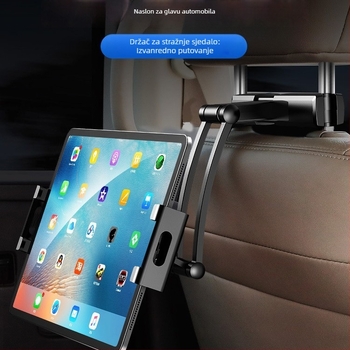 Držač za tablet i telefon za automobil, za stražnju klupu, izvučni, 360° rotacija, sklopivi, model PB-45B